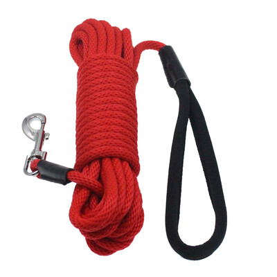 Suņu apmācības siksna 50 FT 30 FT 15 FT 10 FT mājdzīvnieku suņu pavada neilona, gara virve, mīksts polsterēts rokturis lieliem vidējiem maziem suņiem