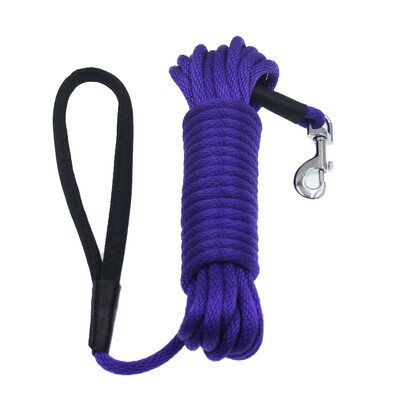 Suņu apmācības siksna 50 FT 30 FT 15 FT 10 FT mājdzīvnieku suņu pavada neilona, gara virve, mīksts polsterēts rokturis lieliem vidējiem maziem suņiem