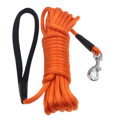 Suņu apmācības siksna 50 FT 30 FT 15 FT 10 FT mājdzīvnieku suņu pavada neilona, gara virve, mīksts polsterēts rokturis lieliem vidējiem maziem suņiem