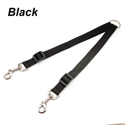 Nailono pavadėlis naminiams gyvūnėliams Spalvingas traukimo lynas, nuimamas vienas dviems naminių šunų traukimo pavadėlis Nailono dvigubo pavadėlio komplektas 2 šunims