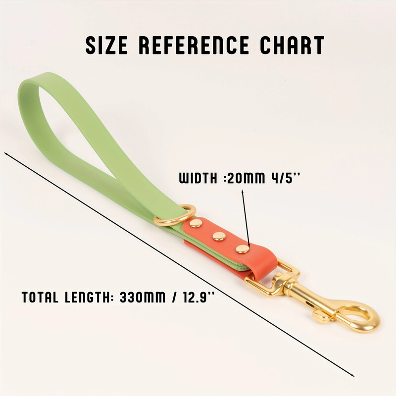 Šunų pavadėlis trumpi pavadėliai 33cm PVC pavadėliai, skirti dideliems šunims vedžioti, dresuoti šunims Pavadėliai, reikmenys naminiams gyvūnėliams