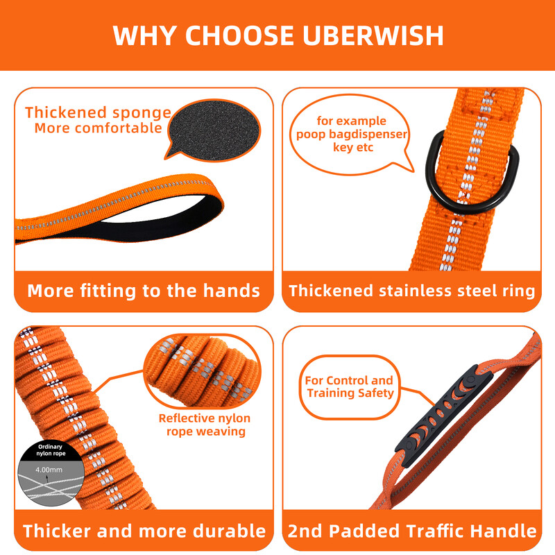 Patvarios sprogimui atsparios šunų grandinės nuplaunamos naminių šunų virvės, parduodamas didelis šunų gumos pavadėlis