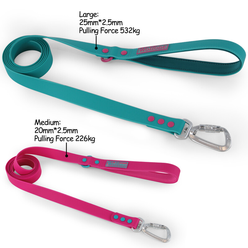 Aliuminio lydinio sagtis Big Dog pavadėlio rankena ir prabangus lauko šunų vedžiojimas Universalus dideliems vidutiniams ir mažiems šunims Pavadėlis