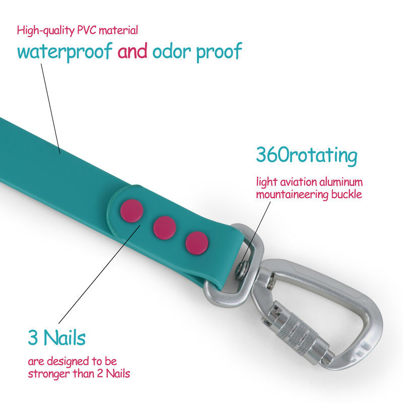 Aliuminio lydinio sagtis Big Dog pavadėlio rankena ir prabangus lauko šunų vedžiojimas Universalus dideliems vidutiniams ir mažiems šunims Pavadėlis