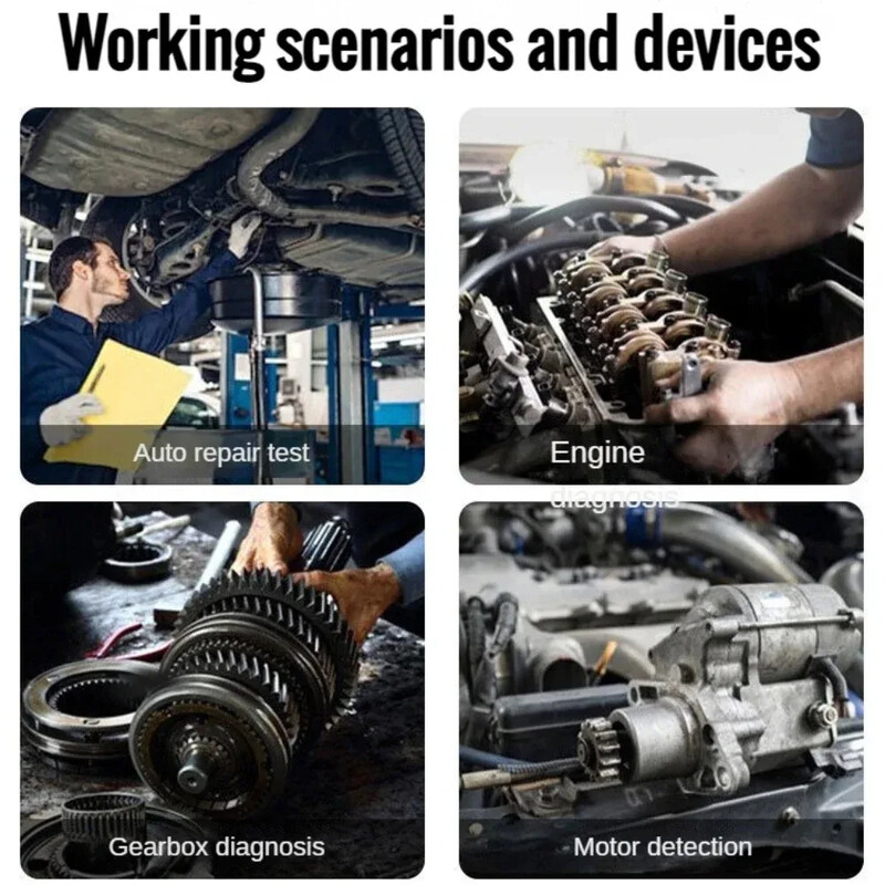 1vnt automatinis cilindrinis stetoskopas, mechanika stetoskopas automobilio variklio bloko diagnostikos automobilių variklio klausos įrankis automobilio aptikimas
