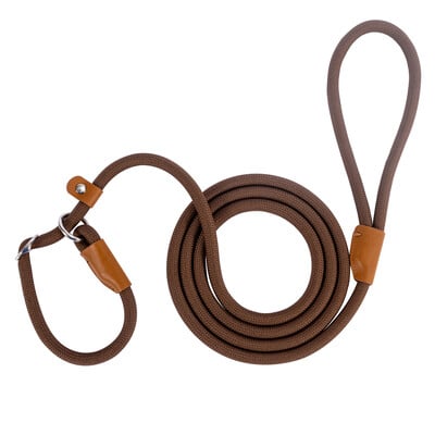 1,5 M/2,1 M vidutinio dydžio šunų pavadėlis, reguliuojamas slankiojančio užsegimo sagtis Lengvas ir patogus nailoninis P tipo dresūros pavadėlis dideliems šunims