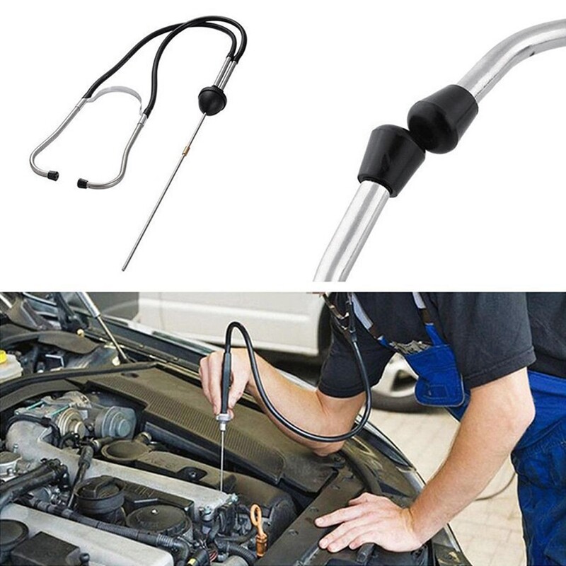 Automobilio stetoskopas Automobilių mechanika Variklio cilindras Stetoskopas Klausos įrankis Automobilio variklio testerio diagnostikos įrankis