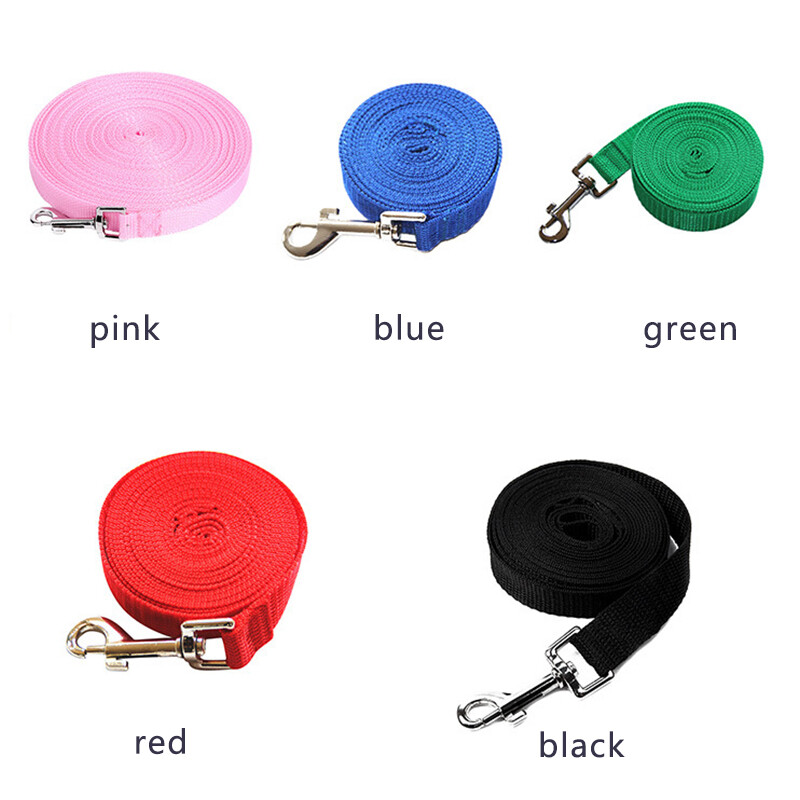 Nailoniniai šunų dresavimo pavadėliai vaikščiojimo naminiams gyvūnėliams pavadėlis ilgas diržas traukimo lynas mažiems vidutinio dydžio šunims 10M 15M 20M 30M 50M