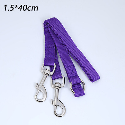 Dviejų lovų pavadėlis šunims du viename Tvirtas nailoninis V formos reguliuojamas pavadėlis naminiams šunims Spalvingas, dviem būdais 2 šunų pavadėlis