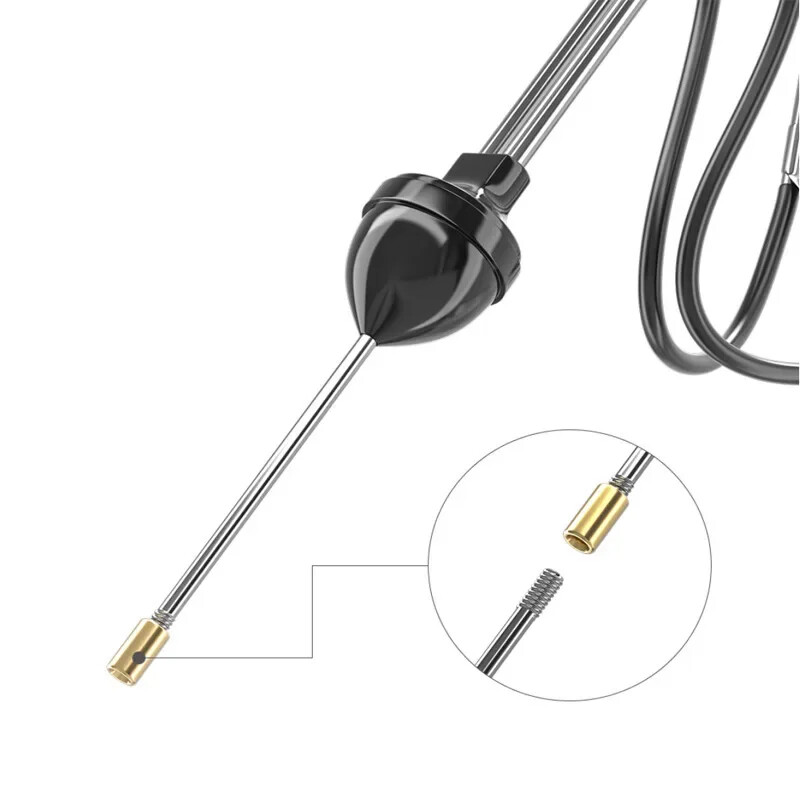 Automobilių cilindrų stetoskopas nerūdijančio plieno automobilių mechanika stetoskopas automobilių variklio blokų diagnostikos įrankis automobilių sunkvežimiams motociklams