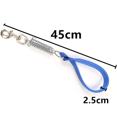 Šunų pavadėlis spyruokliniai trumpi šunų pavadėliai PU odiniai pavadėliai dideliems šunims, vaikščiojantiems nailonine virve Patvari šunų pavadėlis, atsparus kramtymui