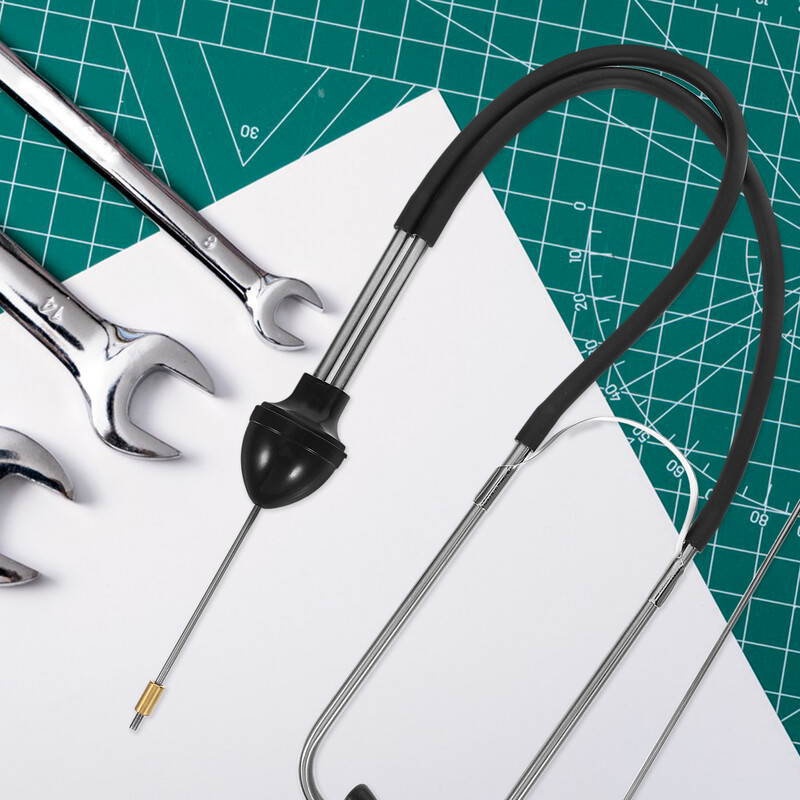 Variklio stetoskopo anglies plieno cilindrų bloko diagnostikos įrankis