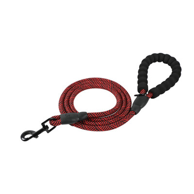 Šuns pavadėlis su patogia paminkštinta rankena Dvigubos traukos lyno šunų priedai mažiems dideliems šunims padidina saugumą ir valdymą