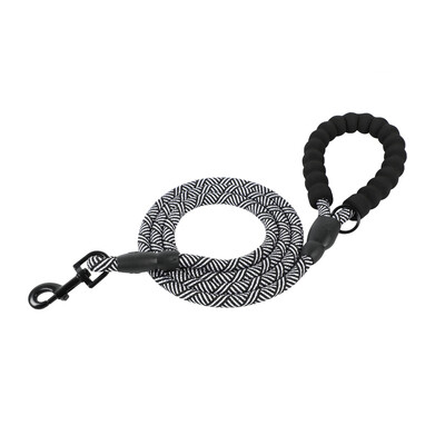 Šuns pavadėlis su patogia paminkštinta rankena Dvigubos traukos lyno šunų priedai mažiems dideliems šunims padidina saugumą ir valdymą