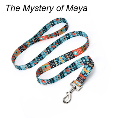 Naminių šunų traukimo virvė Etninio stiliaus dryžuotas miško raštas Antkaklis Pavadėlis Traukos lynas Naminių kačių diržai Vedai naminių gyvūnėlių produktai