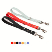 Rövid kutyapóráz PVC kutyapóráz 30 cm nagytestű kutyák kiképzéséhez, sétáltatáshoz Könnyen tisztítható Vízálló póráz kutyák vontatókötél kisállatlánc