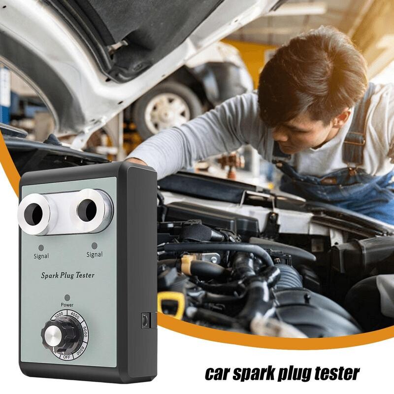 Automootori süütepooli tester pistiku analüsaatori pistikutester koos topeltpistikuga sädemete testeri täppissüütetööriistadega