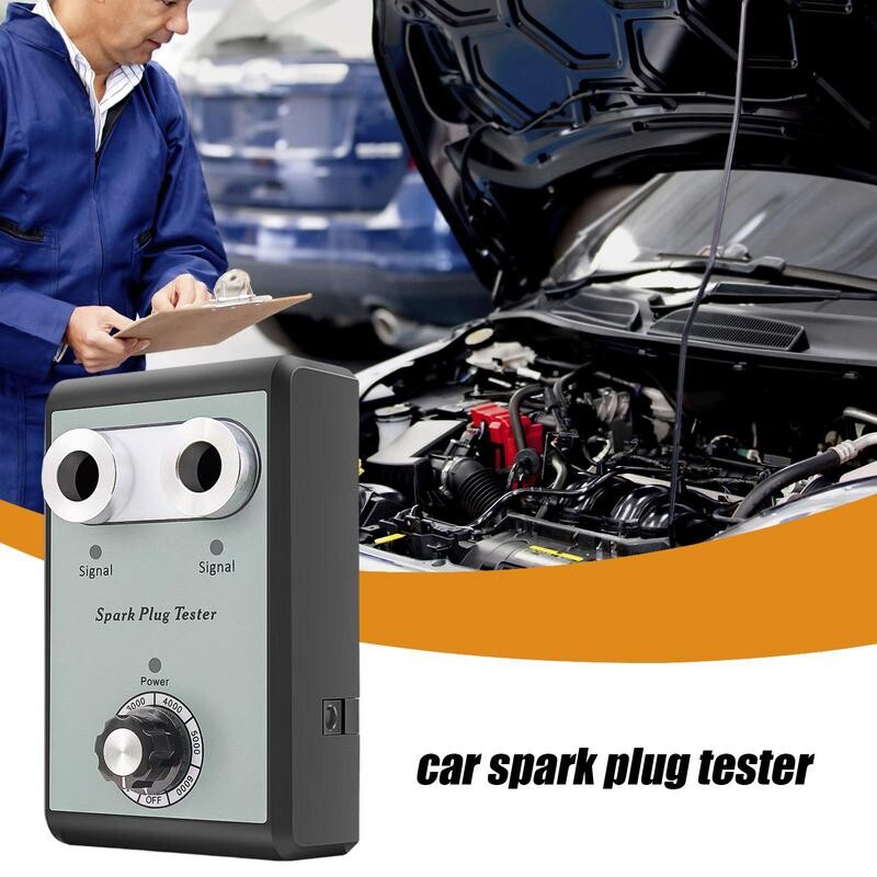 Automootori süütepooli tester pistiku analüsaatori pistikutester koos topeltpistikuga sädemete testeri täppissüütetööriistadega