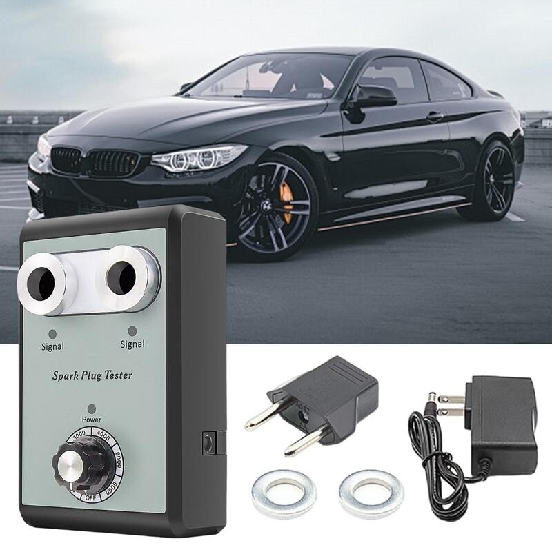 Automootori süütepooli tester pistiku analüsaatori pistikutester koos topeltpistikuga sädemete testeri täppissüütetööriistadega