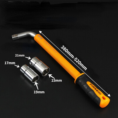 520 MM automašīnu riepu nomaiņas rīki Automobiļu riepu remonta rīki Auto riepu uzgriežņu atslēga Riepu noņemšanas rīks Teleskopiskā riepu atslēga