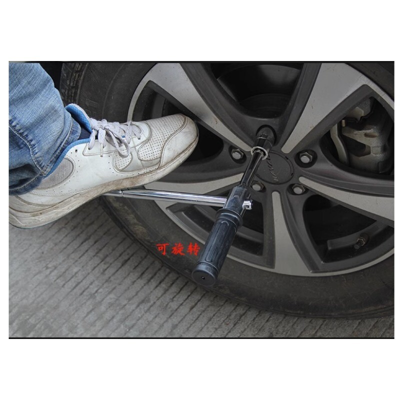 520 MM automašīnu riepu nomaiņas rīki Automobiļu riepu remonta rīki Auto riepu uzgriežņu atslēga Riepu noņemšanas rīks Teleskopiskā riepu atslēga