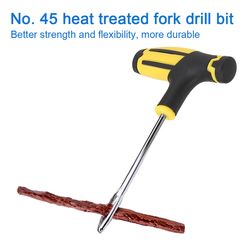 8 vnt./komplektas Automobilių padangų remonto įrankiai Avarinis gelbėjimo rinkinys Be vamzdelio pradūrimo kištukas Dirt Pit Dviratis Dviratis Motociklas Padanga Cementinis dygliavimas