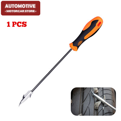 Auto riepu remonta tīrīšanas āķis Skrūvgriezis Piederums Auto riepu akmens tīrīšanas līdzeklis Akmens noņemšanas līdzeklis Riepu tīrīšanas rīks Riepu remonta instrumenti 