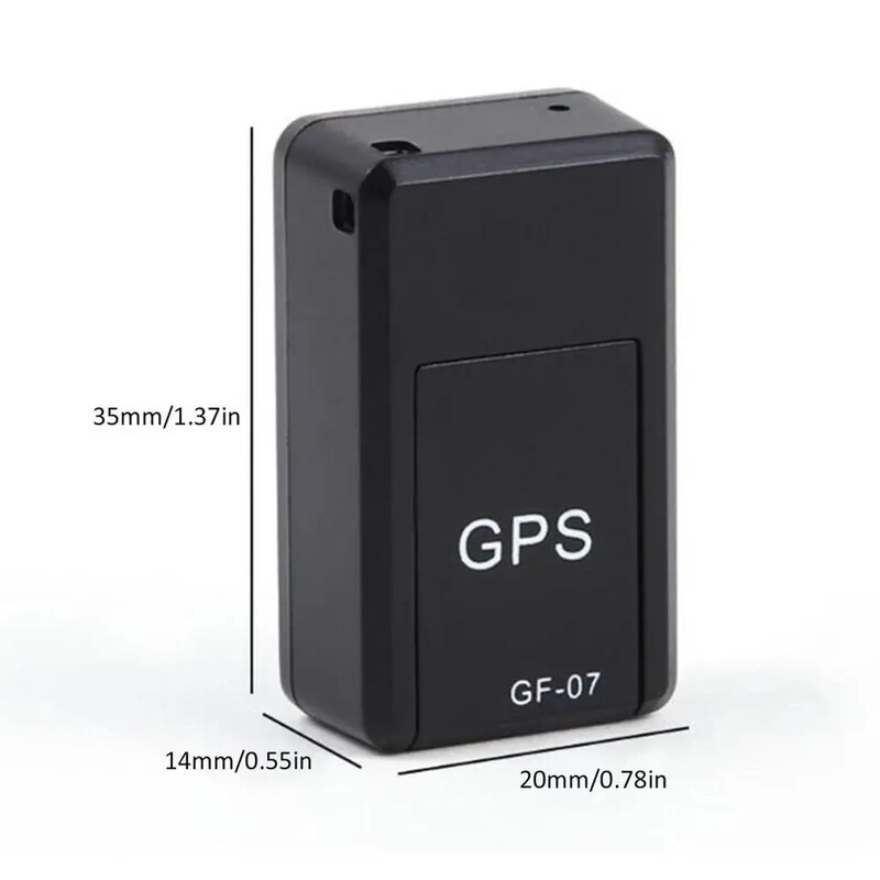 Mini Magnetic GF-07 GPS CarTracker reāllaika izsekošana pret montāžas SIM ziņojumu pozicionētājs Reāllaika transportlīdzekļu vietrādis mājdzīvnieku izsekotājs