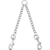 Sunkaus metalo dvigubo šunų pavadėlio sukabintuvas, atsparus kramtymui, nesipainiojimas su dvigubu naminių šunų pavadėlio ilgintuvu, skirtas 2 šunims pasivaikščioti