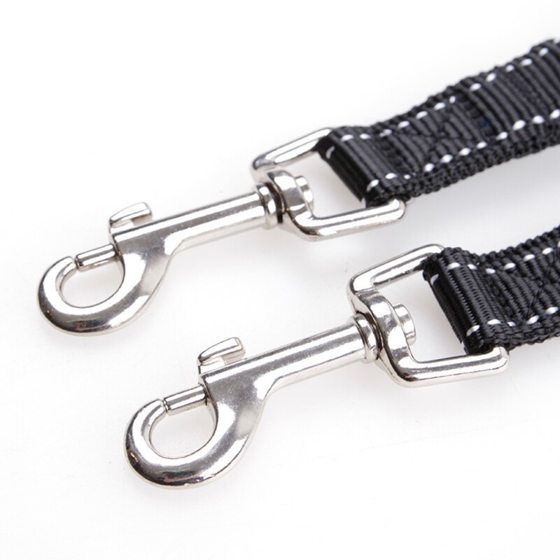 Šuns diržas dvigalvis šuns lynas Dvigalvis šuns traukimo lynas Ištraukiama vilkimo virvė naminių gyvūnėlių dirželio amortizacija
