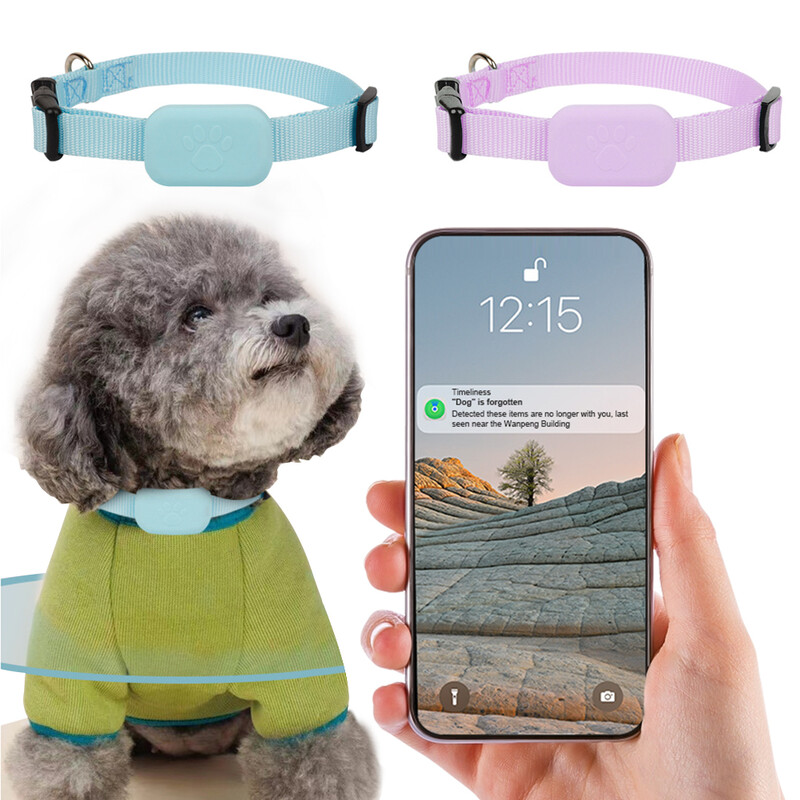Για iOS Mini GPS Tracker Λειτουργία μπαταρίας Animal Tracking Movement Alert Collar Pet Anti Lost Tracker for Cats Dogs