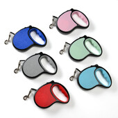 Animal de companie retractabil lesă de câine cățeluș drumeții în aer liber funie extensibilă automată pentru câini de talie mică și mijlocie pisică chihuahua pug buldog