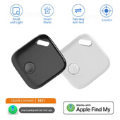 Mini Smart Tracker Funcționează cu Apple Găsește aplicația mea Bluetooth Localizator de memento anti-pierdere Dispozitiv de urmărire pentru portofel pentru chei de mașină