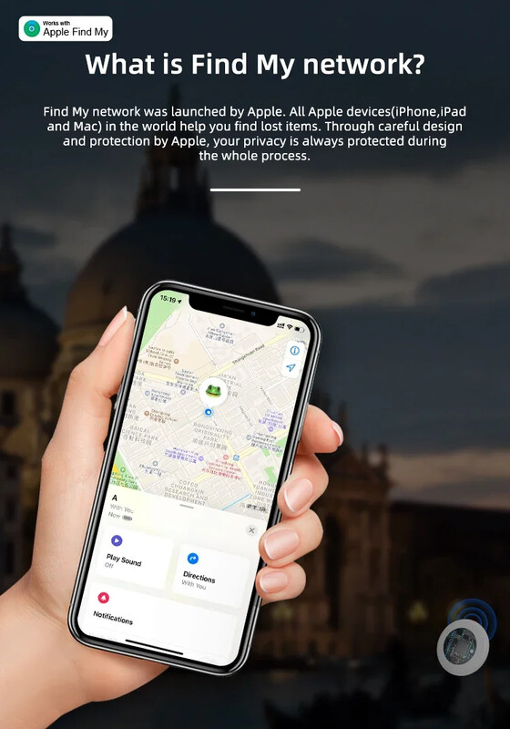 Tracker GPS Bluetooth inteligent Airtag Funcționează cu Apple Găsește-mi aplicația ITag Localizator anti-pierderi Căutare animale de companie Etichete de aer pentru IOS