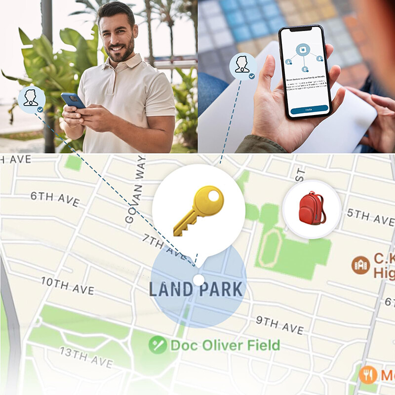 Smart Tag Keys Finder Global Tracker Funcționează cu Find My APP Dispozitiv de memento anti-pierdere pentru localizator de înlocuire a iPhone-ului Evaluat MFI