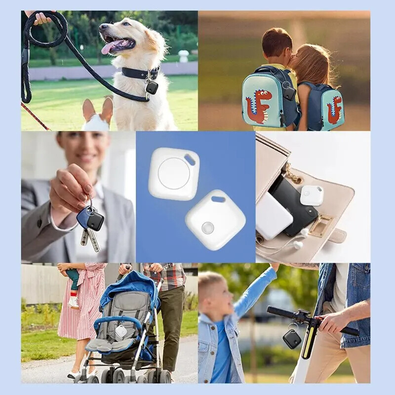 Smart Tag Keys Finder Global Tracker Funcționează cu Find My APP Dispozitiv de memento anti-pierdere pentru localizator de înlocuire a iPhone-ului Evaluat MFI