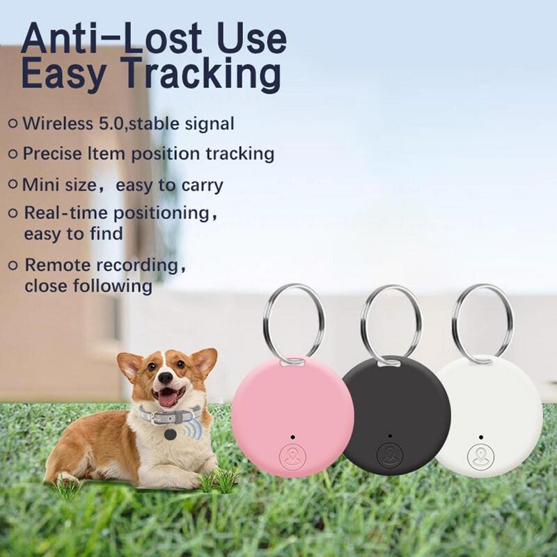 Mini GPS Smart Mobile Tracker Localizator rotund anti-pierdere Urmărire portofel geantă pentru copii pentru animale de companie Mini localizator portabil de urmărire Anti-pierdut