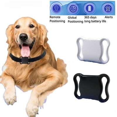 2024 Νέος Αδιάβροχος εντοπιστής Mini GPS Tracker Blue-tooth Wireless Cat and Dog Tracker Έξυπνος ανιχνευτής εντοπισμού θέσης κατοικίδιων ζώων Finder