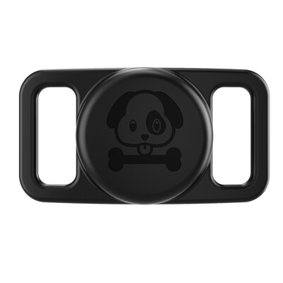 Pentru Apple Airtag Carcasă Anti-pierdere Tracker Husă impermeabilă pentru AirTag Suport pentru guler pentru câini Guler pentru pisică Husă pentru animale de companie pentru guler de 0,6-1,1 inch