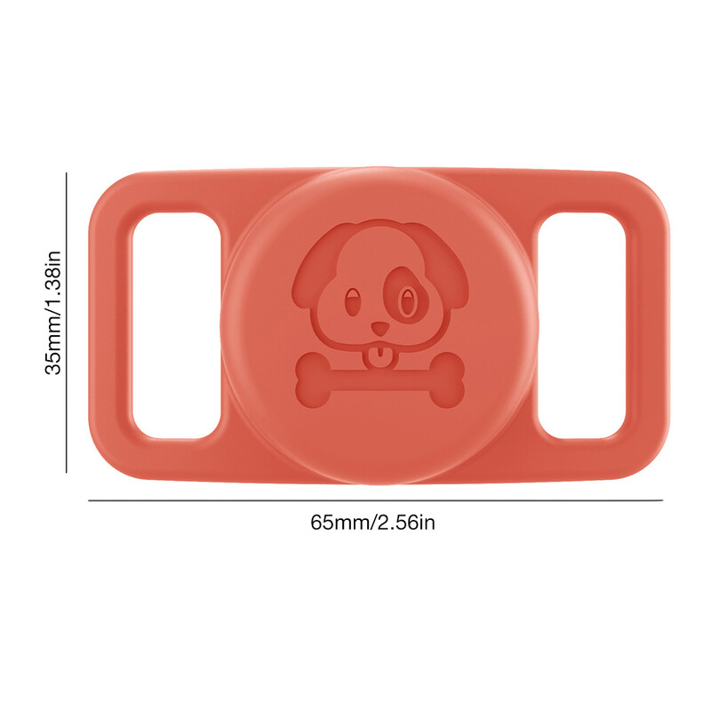 Pentru Apple Airtag Carcasă Anti-pierdere Tracker Husă impermeabilă pentru AirTag Suport pentru guler pentru câini Guler pentru pisică Husă pentru animale de companie pentru guler de 0,6-1,1 inch