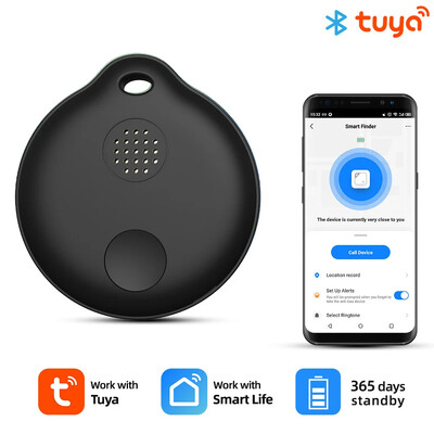 Tuya Smart Bluetooth Elveszett eszköz GPS nyomkövető Intelligens élet Távirányító vezérlés Autó Autó Háziállatok Gyerekek Motoros Címkék Nyomkövető Kereső