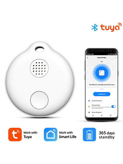 Tuya Smart Bluetooth Elveszett eszköz GPS nyomkövető Intelligens élet Távirányító vezérlés Autó Autó Háziállatok Gyerekek Motoros Címkék Nyomkövető Kereső