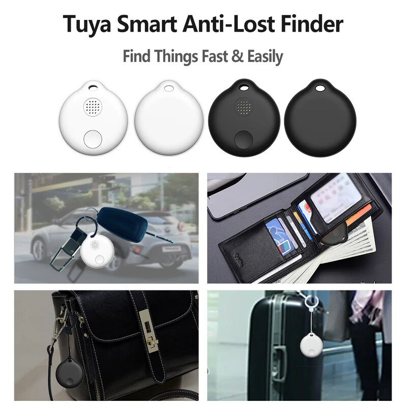 Tuya Smart Bluetooth Elveszett eszköz GPS nyomkövető Intelligens élet Távirányító vezérlés Autó Autó Háziállatok Gyerekek Motoros Címkék Nyomkövető Kereső