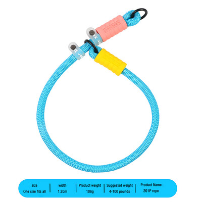 Lanț P nou pentru animale de companie, frânghie de tracțiune din bumbac de zahăr, rezistentă la uzură, rezistentă la explozie, pentru plimbarea câinelui