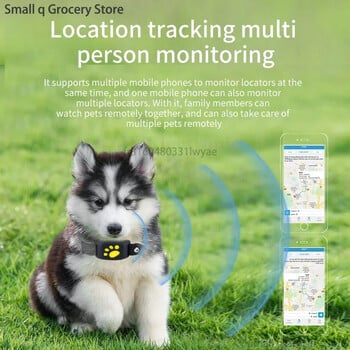 2024 Кучета Котки GPS проследяване Pet GPS Tracker Collar Anti-Lost Device Real Time Tracking Locator Pet Нашийници за универсални кучета