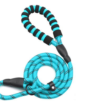 Lesă durabilă din nailon pentru câini pentru animale de companie, cățeluș, plimbări reflectorizante, lesă, alergare, curea de plumb, frânghie pentru câini mici, mijlocii mari, guler