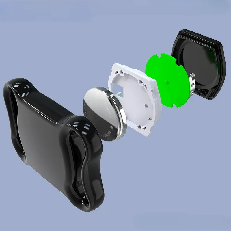 2024. gada jauns ūdensizturīgs vietrādis mini GPS izsekotājs Bluetooth bezvadu kaķu un suņu izsekotājs Viedais dzīvnieku meklētājs mājdzīvnieku pozicionēšanas izsekotājs