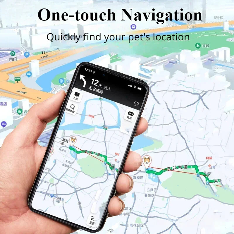 2024. gada jauns ūdensizturīgs vietrādis mini GPS izsekotājs Bluetooth bezvadu kaķu un suņu izsekotājs Viedais dzīvnieku meklētājs mājdzīvnieku pozicionēšanas izsekotājs