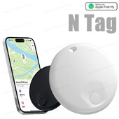 N Tag Smart Mini Tracker pentru copii Animalele de companie lucrează pentru Apple Aplicația „Find My” GPS Poziționare globală Urmă anti-pierdere pentru chei Portofel
