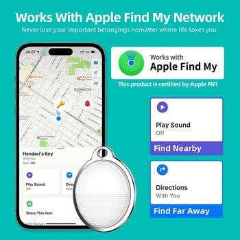 F3 Mini Tracking Tag за Apple Anti-Lost Device For Keys Wallet Pet GPS Tracker For Children Местоположение в реално време за Apple Find My